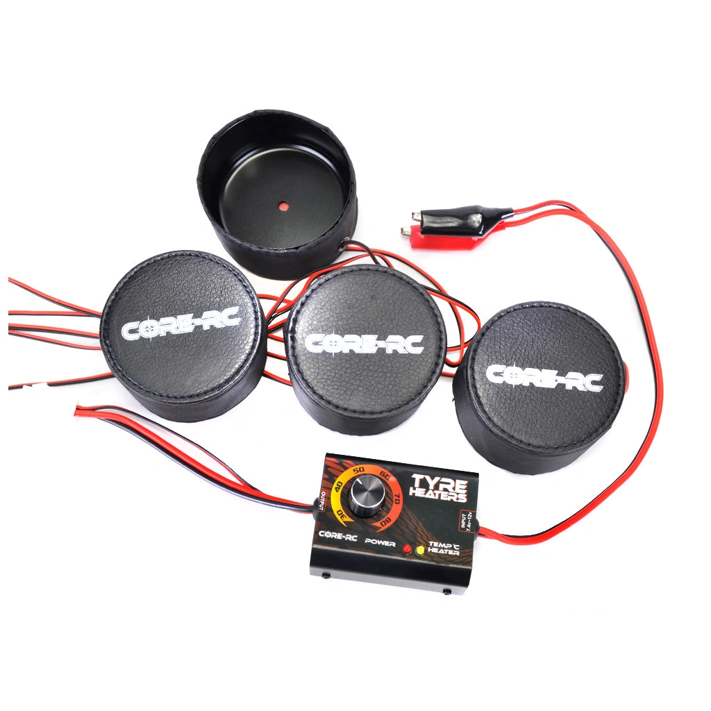Hot Laps Ahead! 1/10 Touring Car Tire Warmer Set for Championship Grip & Speed. Get Ready to Race!