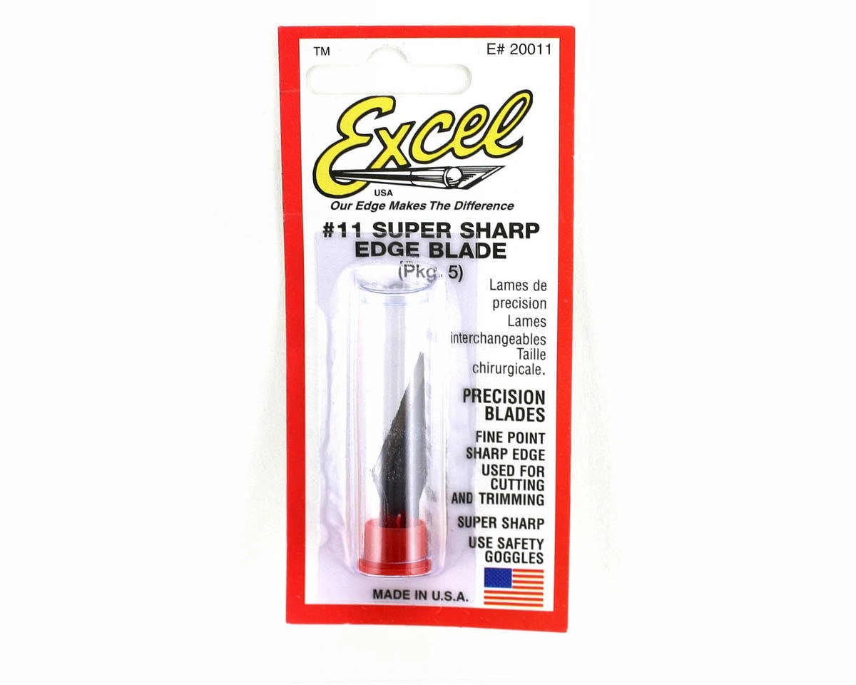 Precision Hobby Knife Blades 5-Pack for Crafting and Detail Work